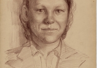 Маркеев А.И. 1949г. Бум., сепия.