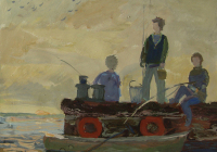 Данилова Лариса, 14 лет. Рыбаки. Преподаватель Колесников В.Г.