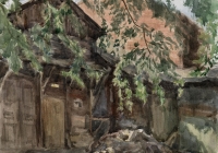 30.Ермаков Никита.  Во дворах на ул. Октябрьская. 2кл преподаватель Колесников В.Г. 2015г.