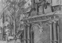 117.Петрова Оля. Рождественская церковь. 4кл преподаватель Лебедев В.Н.1996г.