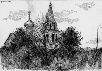 153.Куртукова Аня. Церковь Ильи Пророка. 4кл преподаватель Стариков А.А. 2013.