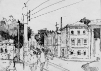166.Спицына Катя. Нижневолжская набережная. 3кл преподаватель Фокина О.В. 2008г.