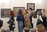 Открытие выставки работ учащихся школы "Время детства" 29.11.2023г. в Белом зале Областной библиотеки им.В.И.Ленина