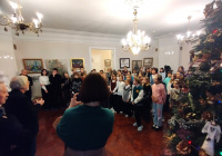 Открытие выставки Нижегородского художника Ганина Д.Ю. и выпускницы школы Варакиной Марии. 17.01.2024