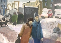 114.Кузина Кристина. Бомжи. 12 лет 1кл преподаватель Авдонин А.М. 2011г