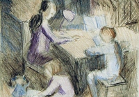 177.Полетуева Тоня. Домашнее задание. 12 лет 1кл преподаватель Авдонин А.М. 2000г