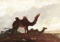 35.  Максимов Илья. Здесь было Аральское море. Триптих. 16 лет 4 кл  преподаватель Колесников В.Г. 2004.